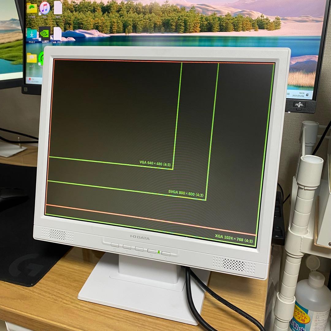 I-O DATA 15型スクエア液晶ディスプレイ LCD-AD151SEW