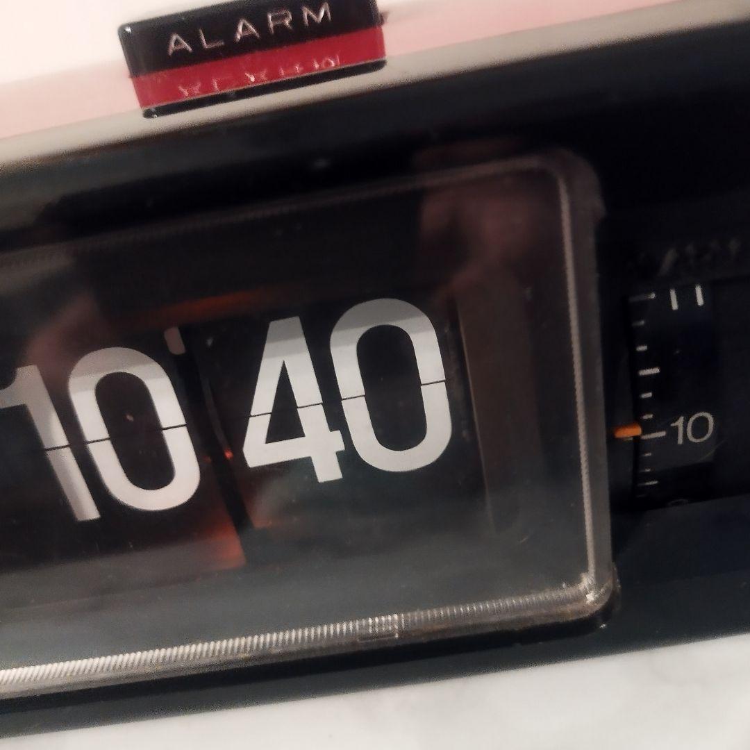 SEIKO パタパタ時計 昭和レトロ DP 690T 50/60Hz 赤と黒