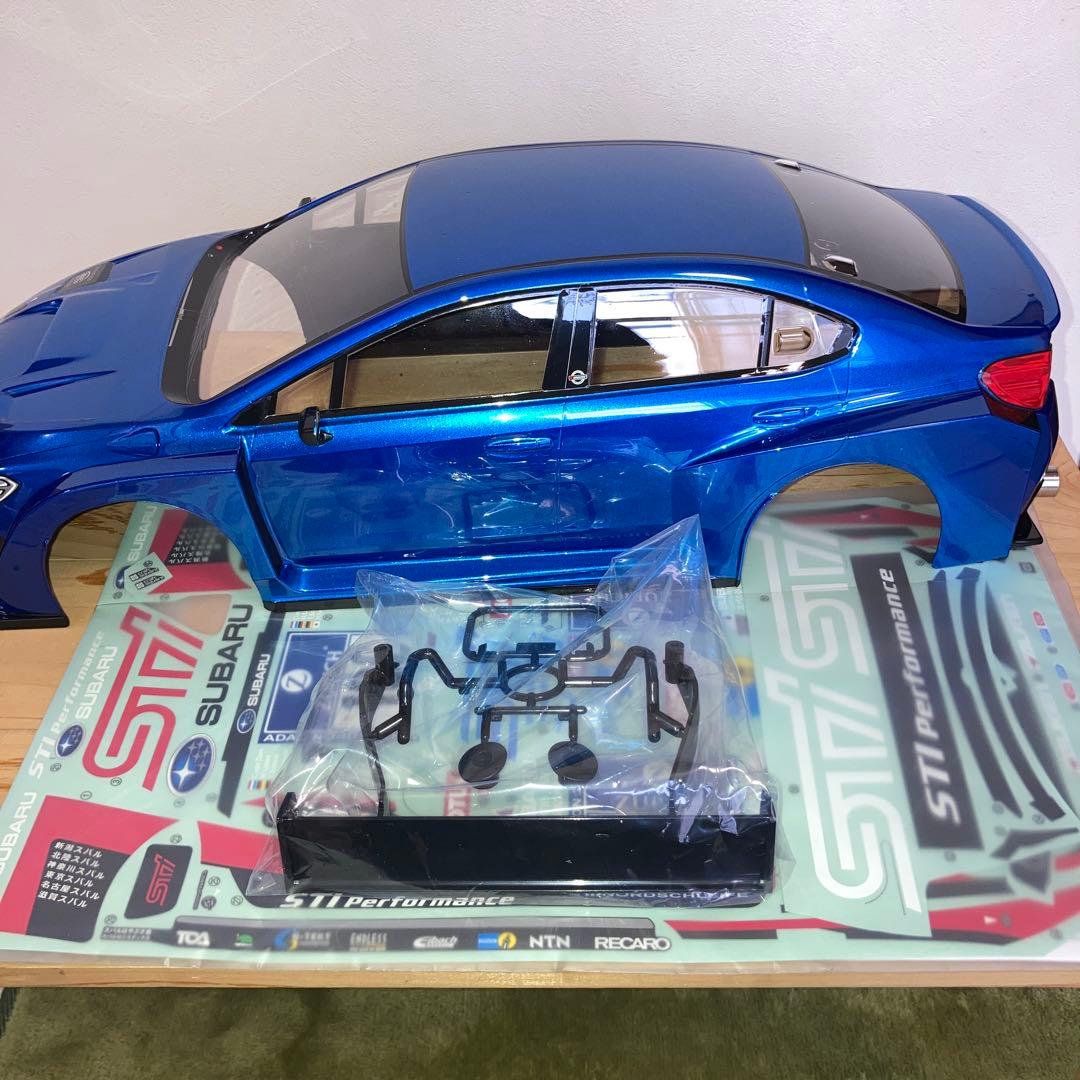 タミヤ　SUBARU WRX STI ボディ