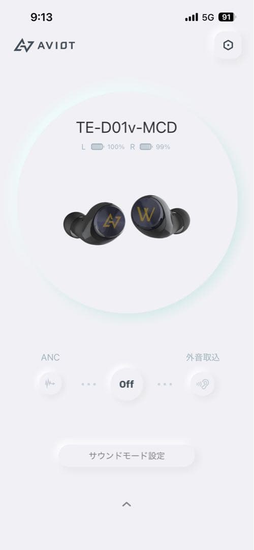 AVIOT×マクロスデルタ　D01v-MC01 ワイヤレスイヤホン