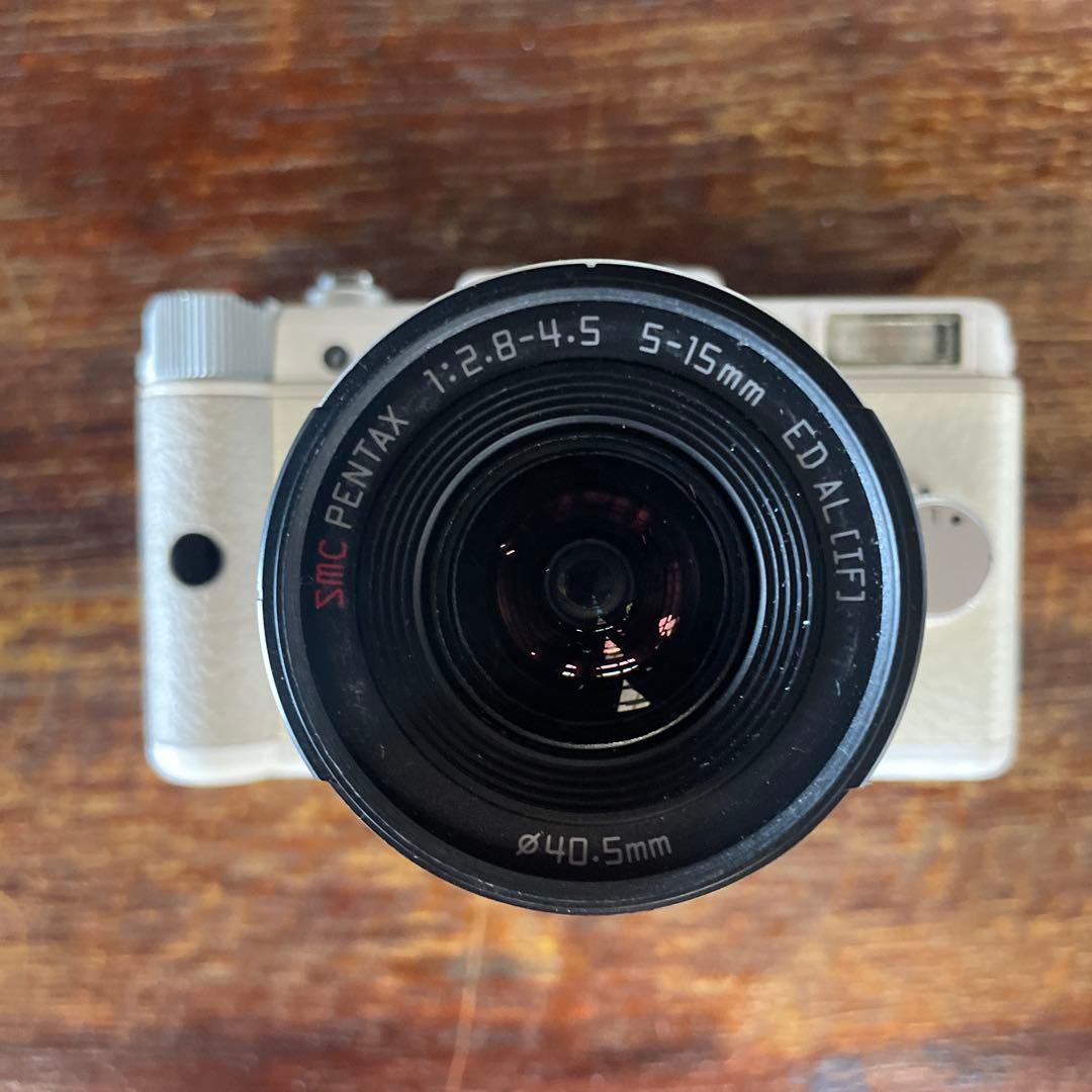 PENTAX Q ホワイトデジタルカメラ【ジャンク品】