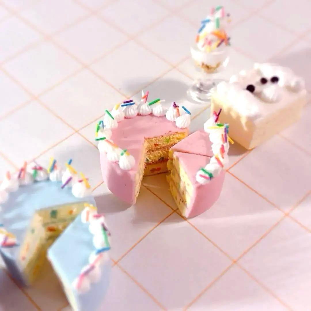 ミニチュアスイーツ　カラフル詰め合わせセット　ミニチュアフード　ハンドメイド