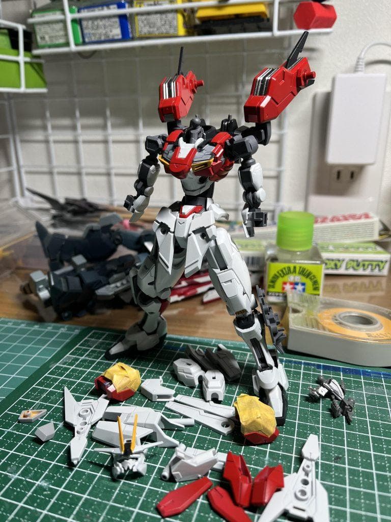 HG ガンダムエアリアルスラッシュカスタム　全塗装・完成品