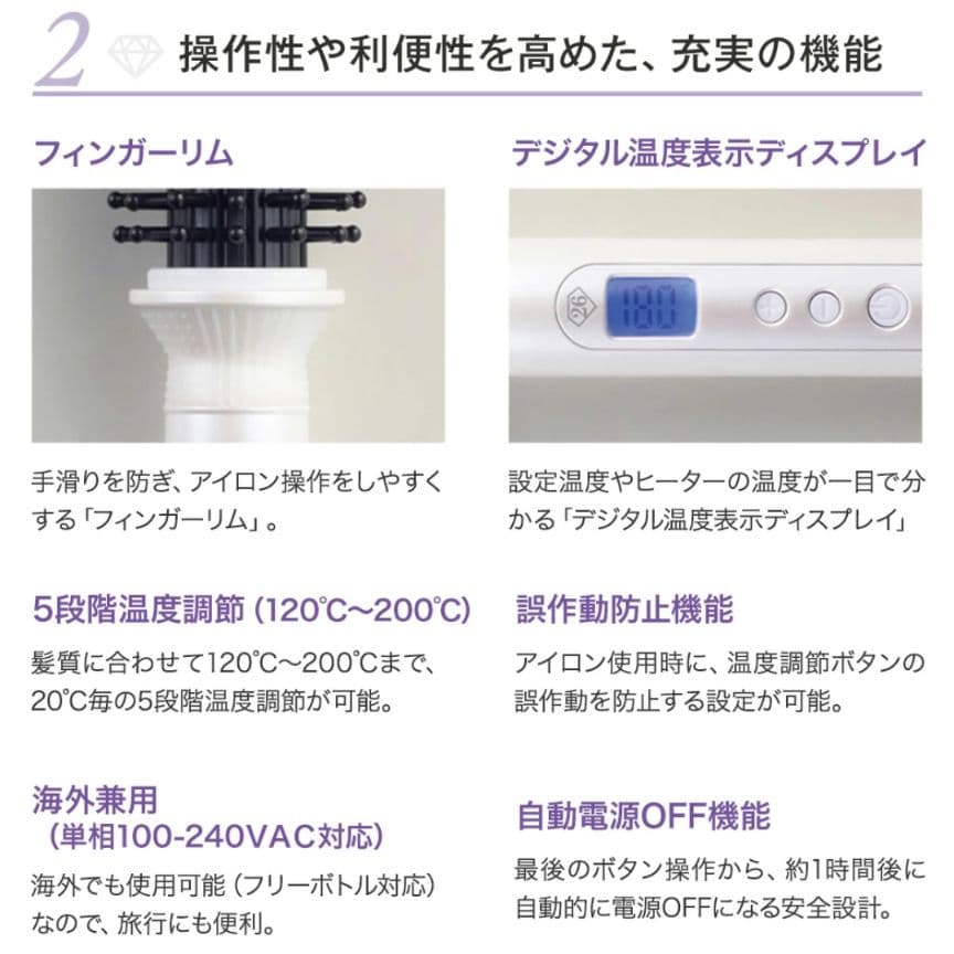 クレイツイオン ロールブラシアイロンII 直径32mm CIBI-G32W