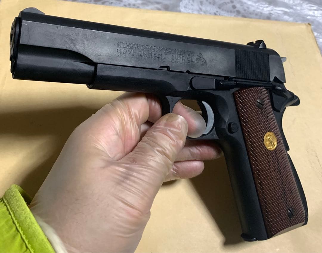 【廃版!レア】WA SCW コルトガバメント シリーズ70 カーボンブラック