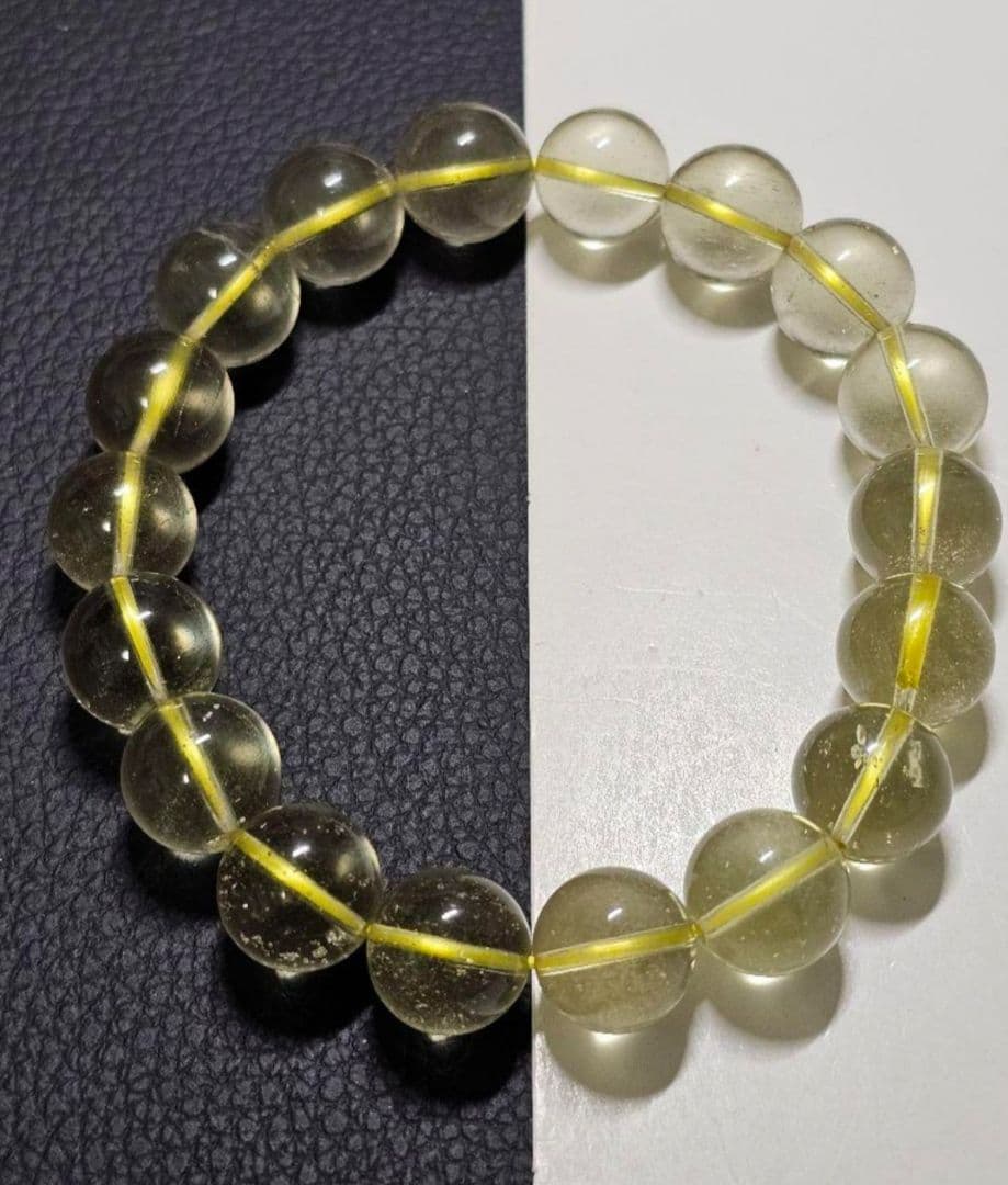 ✨️高品質✨️　11.2㎜ リビアングラスブレスレット