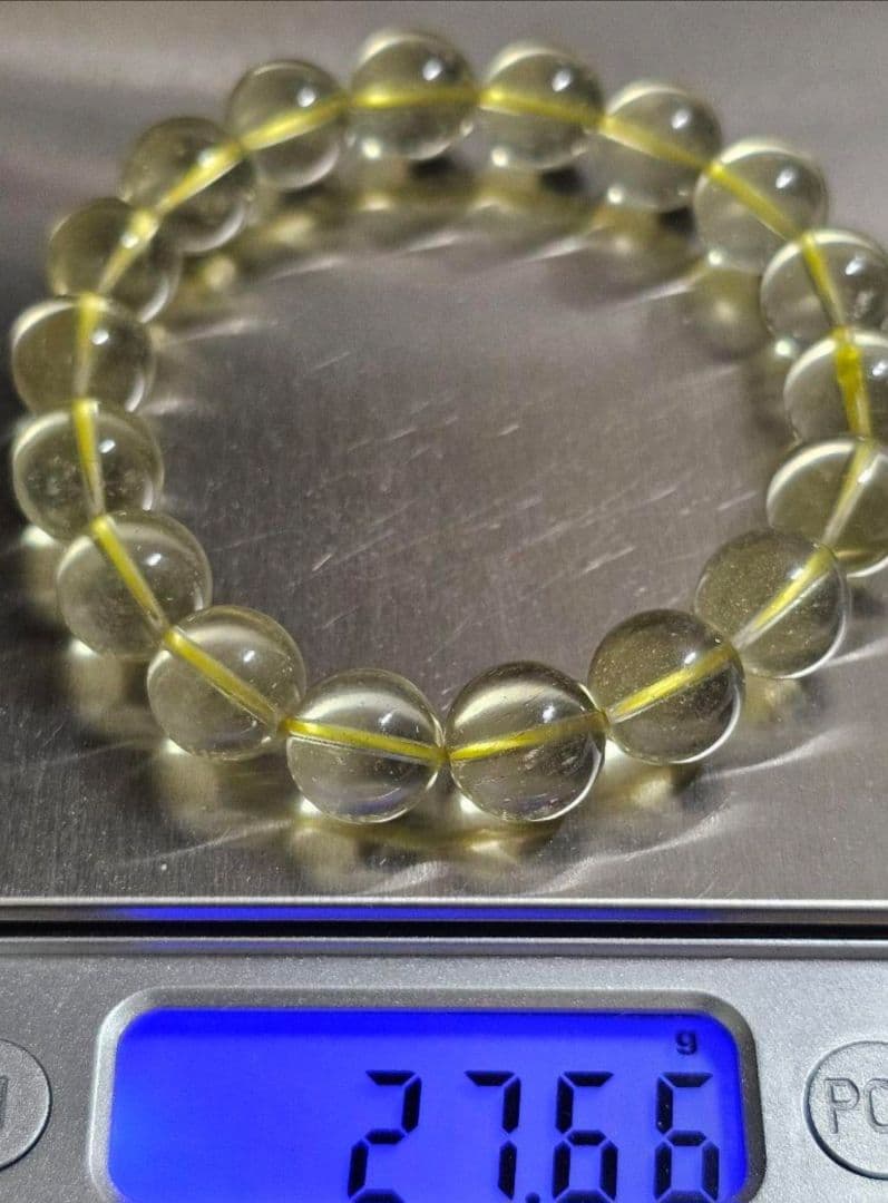✨️高品質✨️　11.2㎜ リビアングラスブレスレット