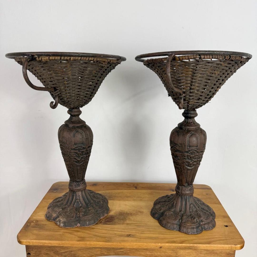 【セット販売】鉄製　フラワースタンド　アンティーク　ヴィンテージ　816-6.7