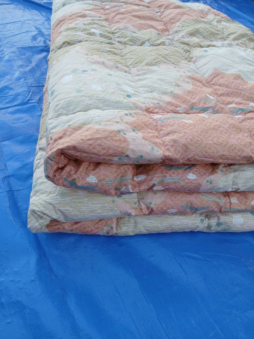 maruhati 丸八真綿　至福の眠り　薄手羽毛掛け布団2枚組