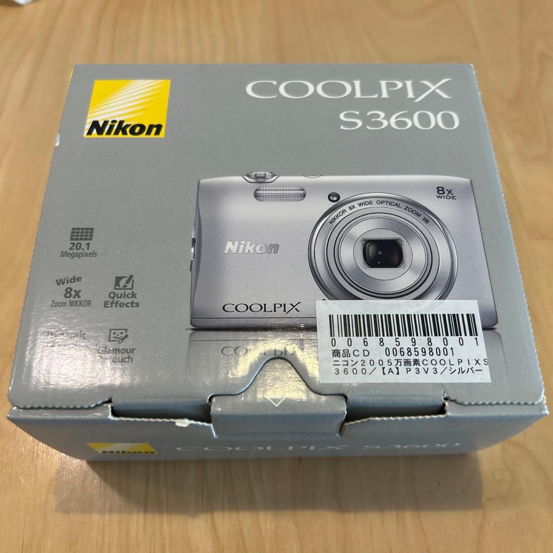 Nikon COOLPIX S3600 2048万画素　動作確認済
