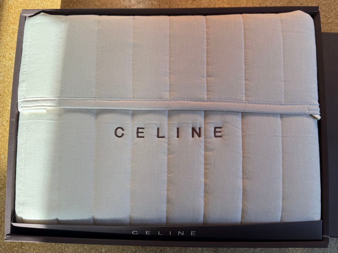 CELINE◆リバーシブルパッドシーツ◆シングルサイズ◆敷きパッド寝具セリーヌ