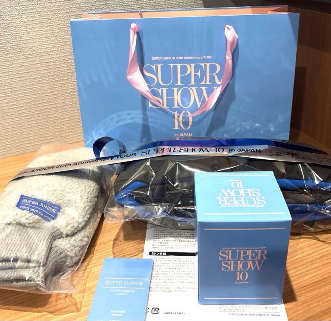 SUPER SHOW 10 プレミアム　グッズ　ベルーナ3/7 セット　銀テ