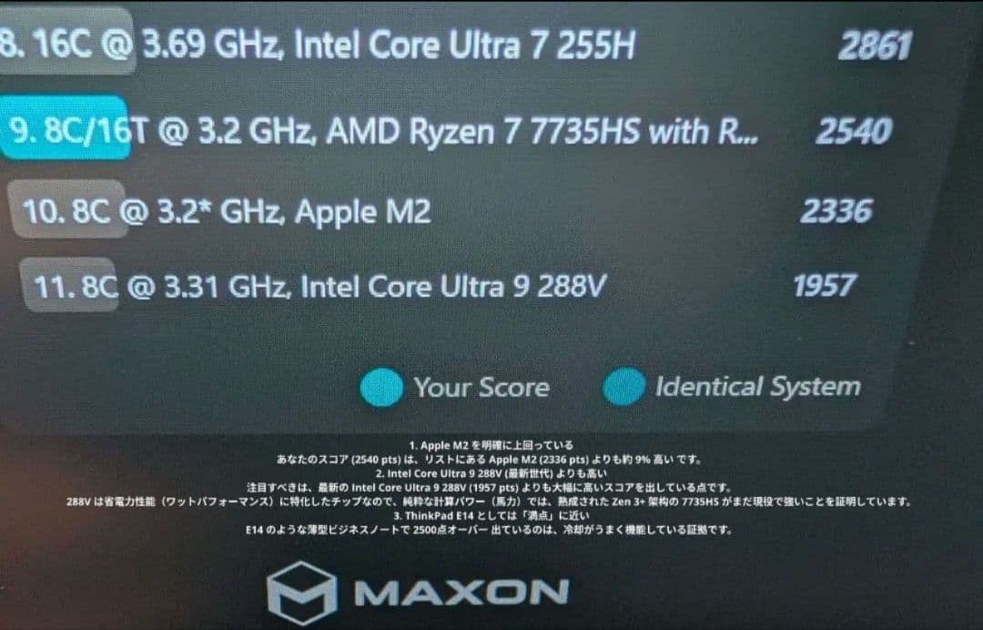 Windowsノート本体 ThinkPad Ryzen 7 ZEN4 32GB DDR5 1TB NVMe