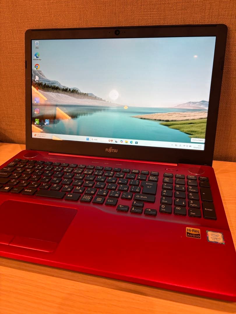 【corei7】FUJITSU LIFEBOOK SSD256GB メモリ8G