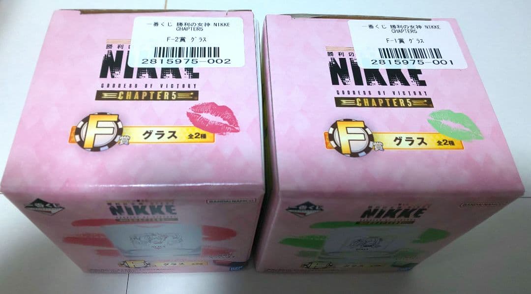 一番くじ 勝利の女神 ニケ B賞 ノワール フィギュア F賞 グラス 2種