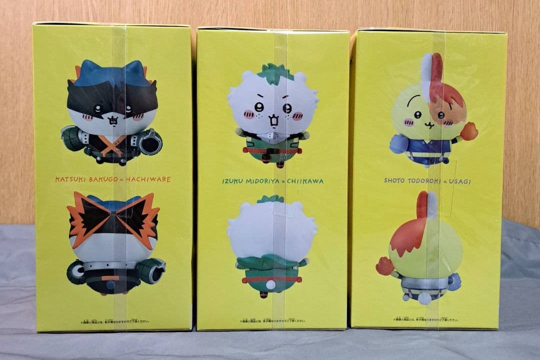僕のヒーローアカデミア×ちいかわ フィギュア 3体セット
