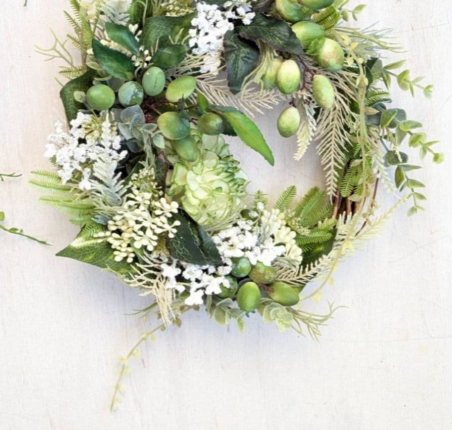専用＊オリーブ＆グリーンイロイロ　爽やかリース(フェイク)