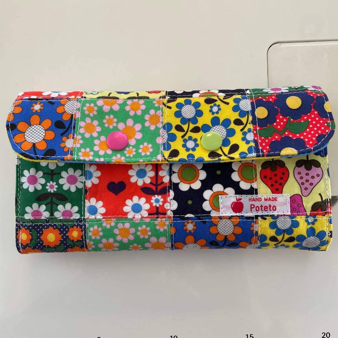SA様★ハンドメイド★長財布★パッチワーク★カラフル