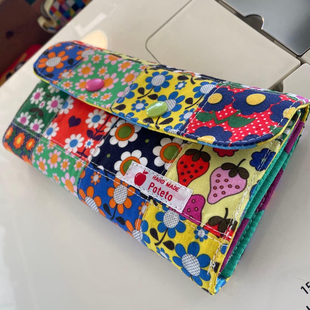 SA様★ハンドメイド★長財布★パッチワーク★カラフル
