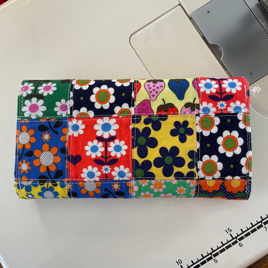 SA様★ハンドメイド★長財布★パッチワーク★カラフル