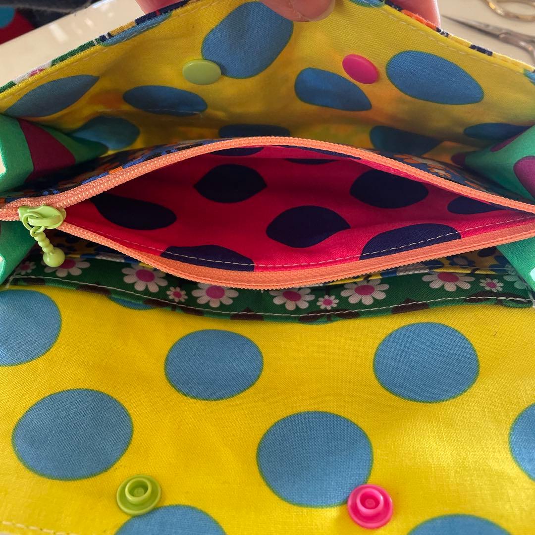 SA様★ハンドメイド★長財布★パッチワーク★カラフル