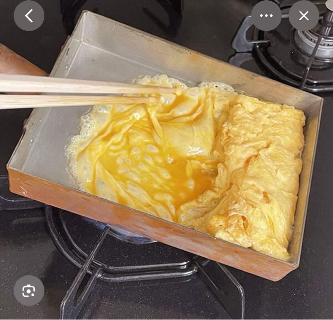 燕三条　工房アイザワ　卵焼き器　銅製卵焼きフライパン　長方形　手仕事