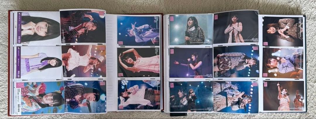 48グループ♥︎生写真(サイン入り含む)281枚、ポストカード17枚、シール9枚