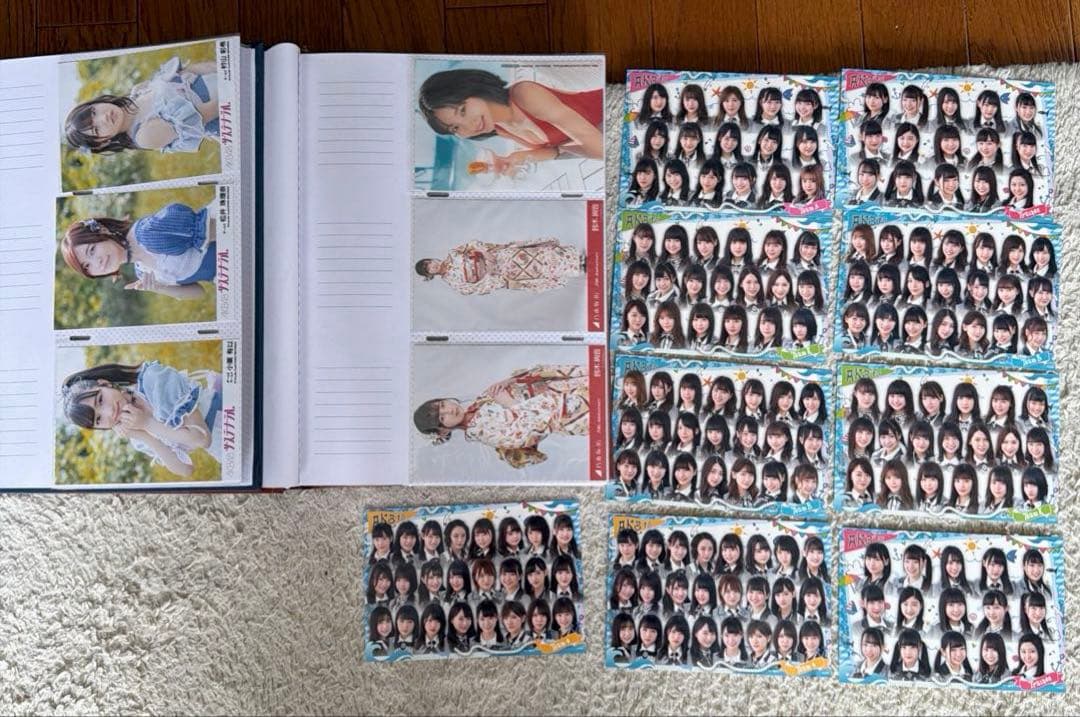 48グループ♥︎生写真(サイン入り含む)281枚、ポストカード17枚、シール9枚