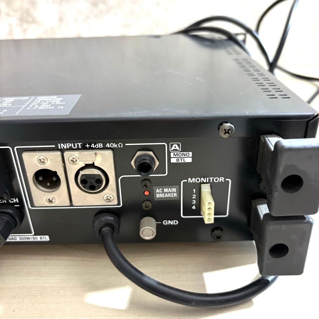 稼働品 RAMSA ナショナル 2チャンネル パワーアンプ WP-9110