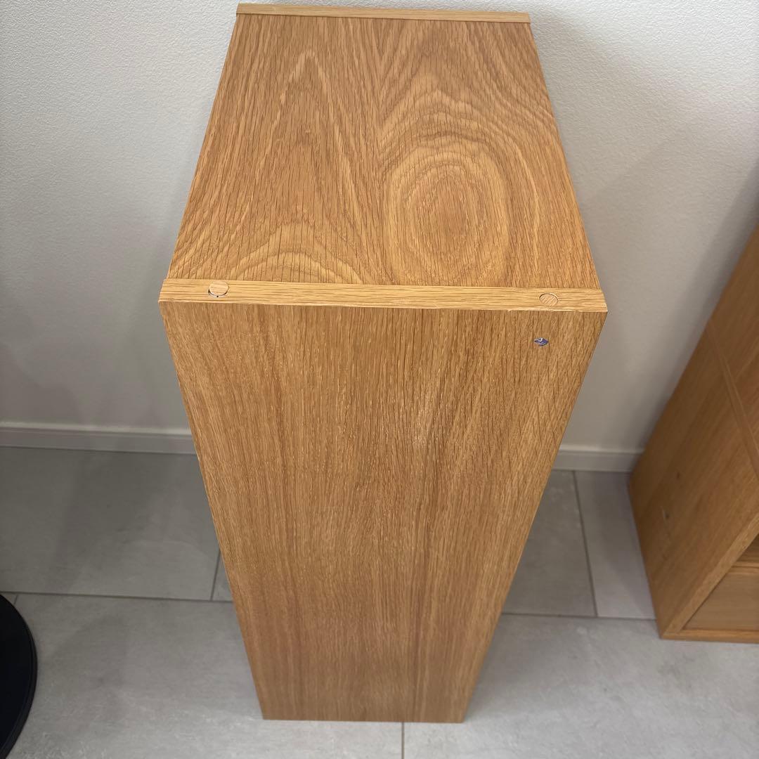 《お値下げしました》無印　スタッキングシェルフ　2段　引き出し　セット