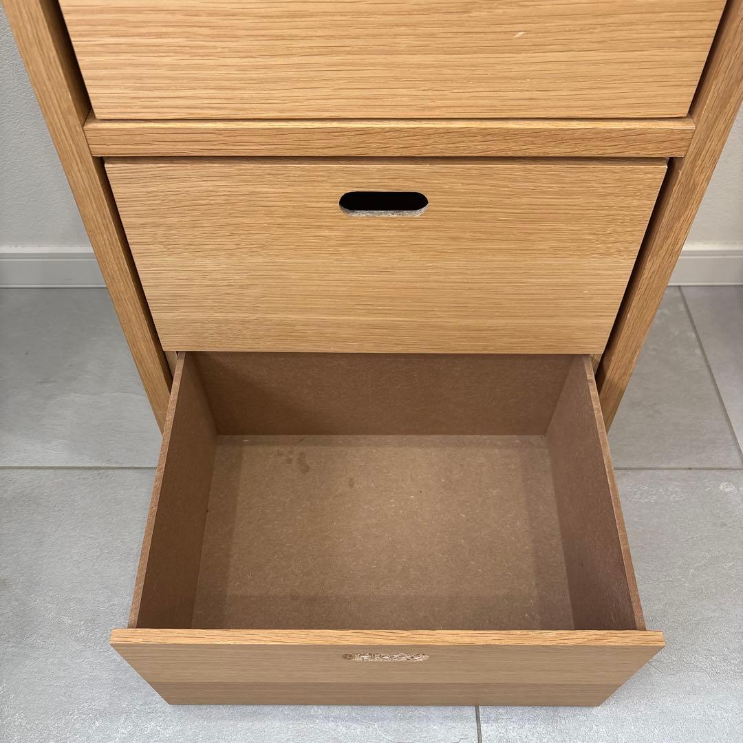 《お値下げしました》無印　スタッキングシェルフ　2段　引き出し　セット