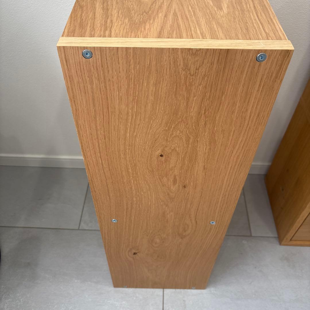 《お値下げしました》無印　スタッキングシェルフ　2段　引き出し　セット