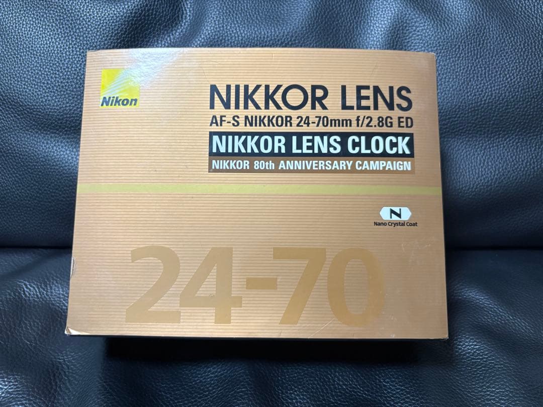T*o様 Nikonレンズクロック レンズ型時計 ニコン80周年記念キャンペーン