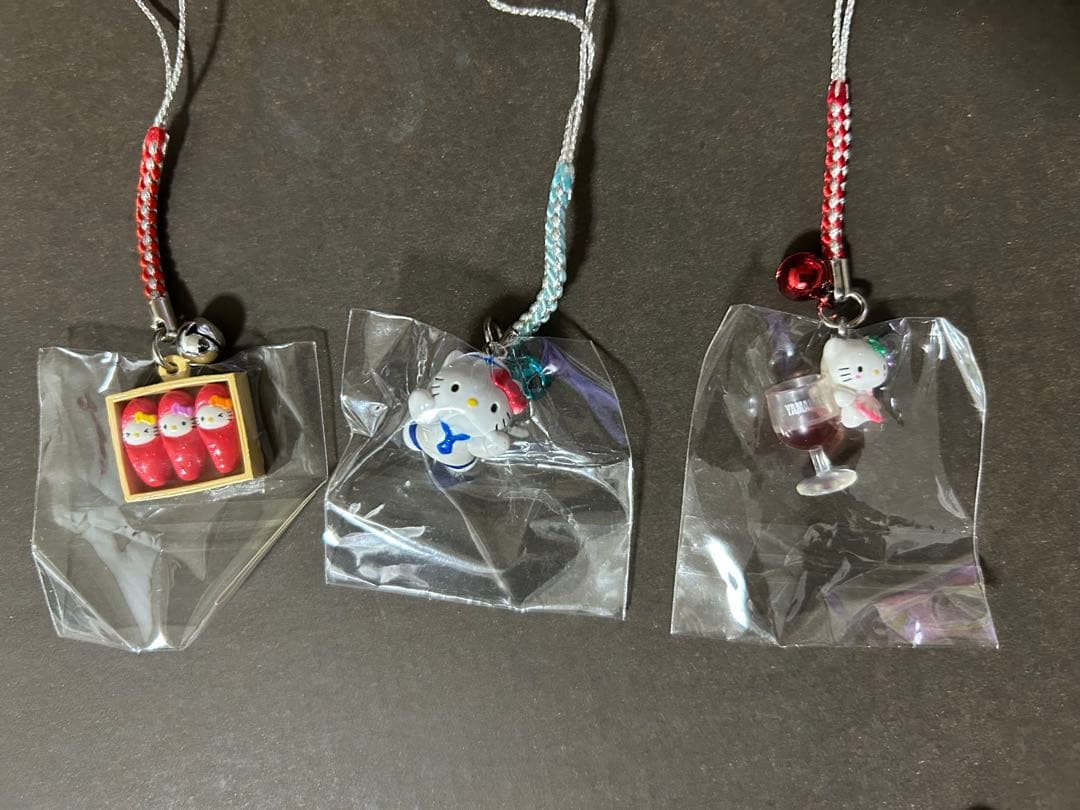 ハローキティ ご当地ストラップ 10個セット