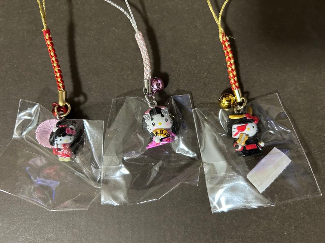 ハローキティ ご当地ストラップ 10個セット