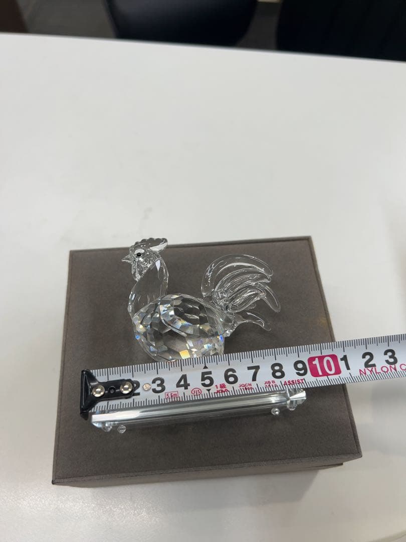 HSBC クリスタル鶏置物