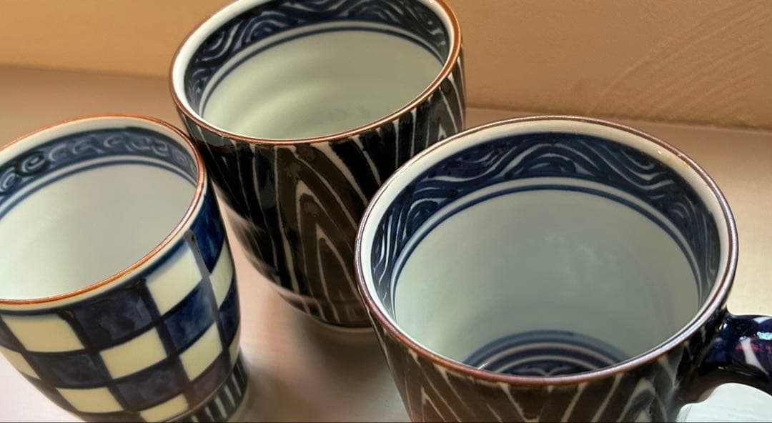 波佐見焼　無陶心窯　湯呑　マグカップ　フリーカップ　まとめ売り