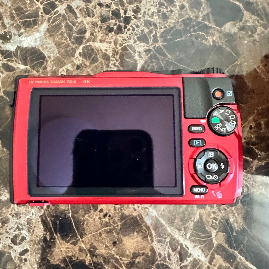 最終日セール❣️OLYMPUS TG-6 水中ハウジングセット レッド赤