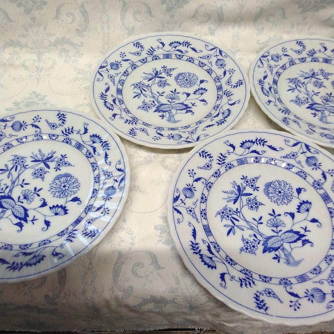 BIUEELBE ブルーエルベカップスープセット青いカップソーサーセット 4個箱