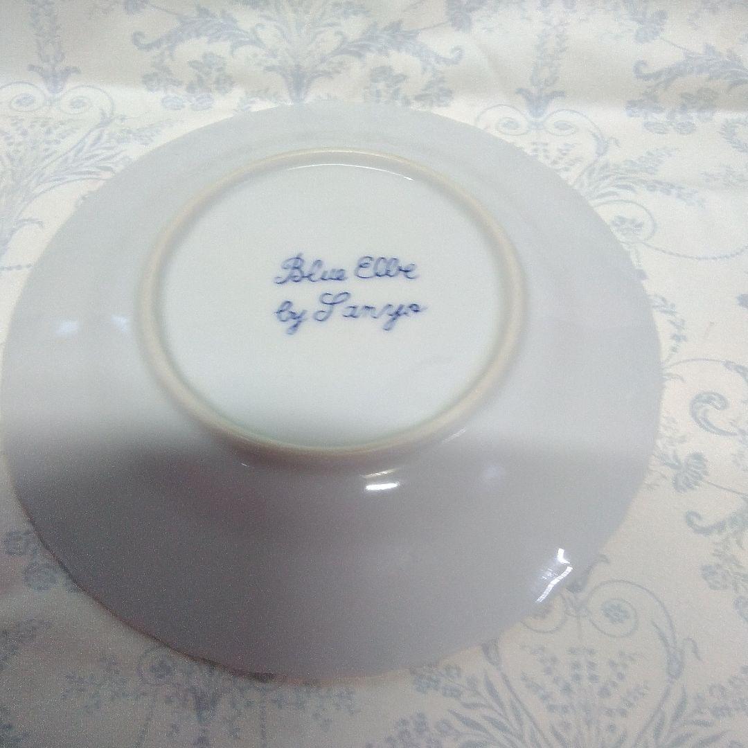 BIUEELBE ブルーエルベカップスープセット青いカップソーサーセット 4個箱