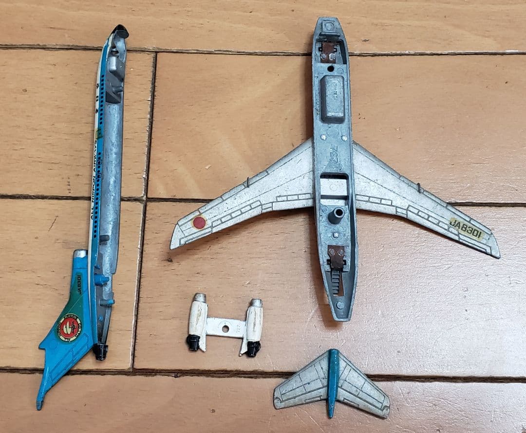 増田屋コーポレーション全日空ボーイング727ダイキャストモデル