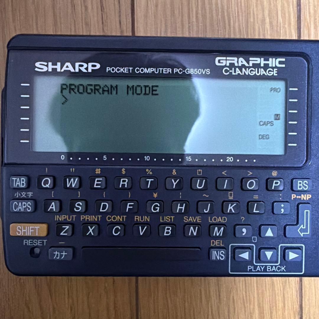 SHARP ポケットコンピュータ PC-G850VS