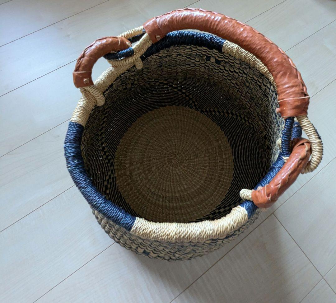n*y様 ボルガ　エッグ　バスケット　ブルキナ　手仕事