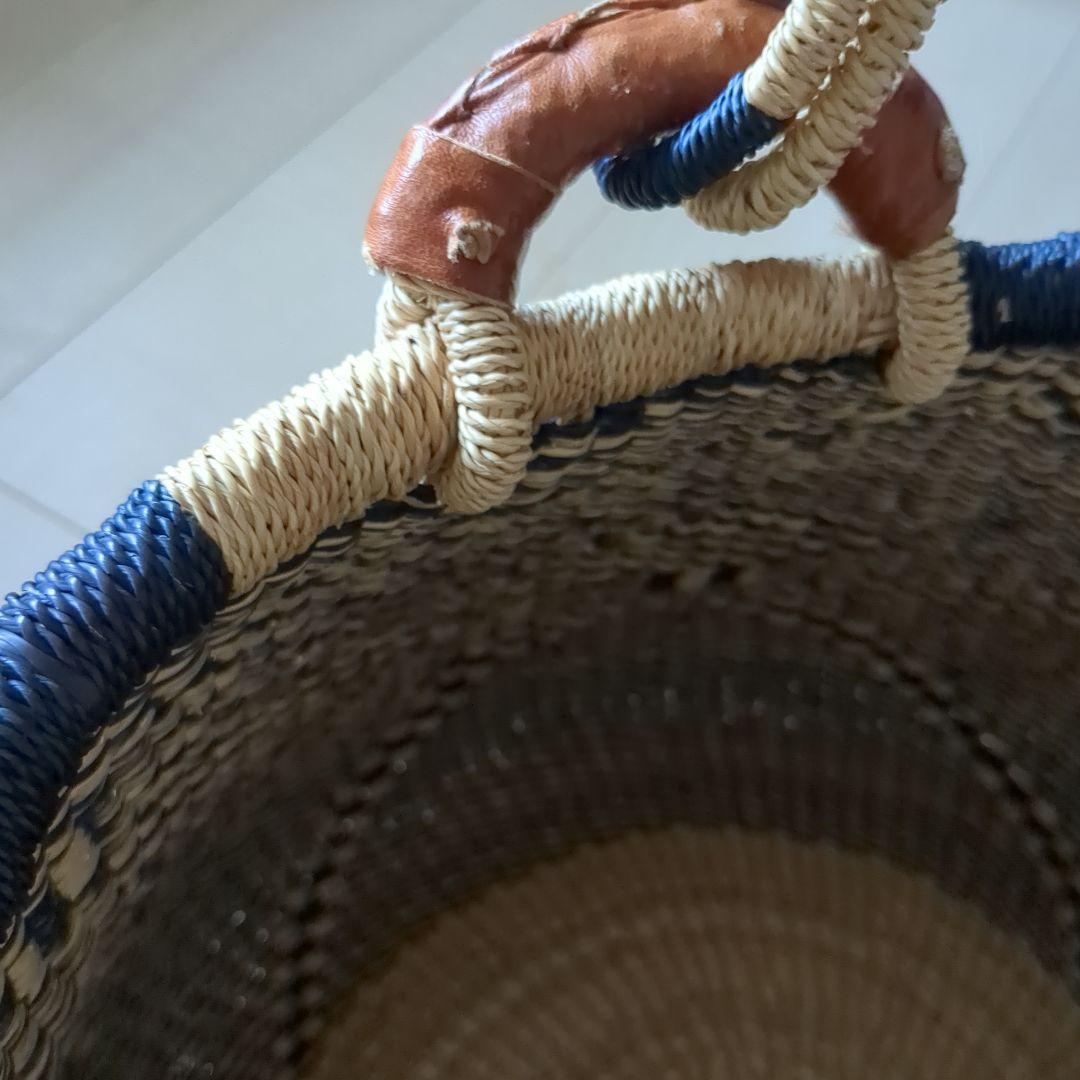 n*y様 ボルガ　エッグ　バスケット　ブルキナ　手仕事