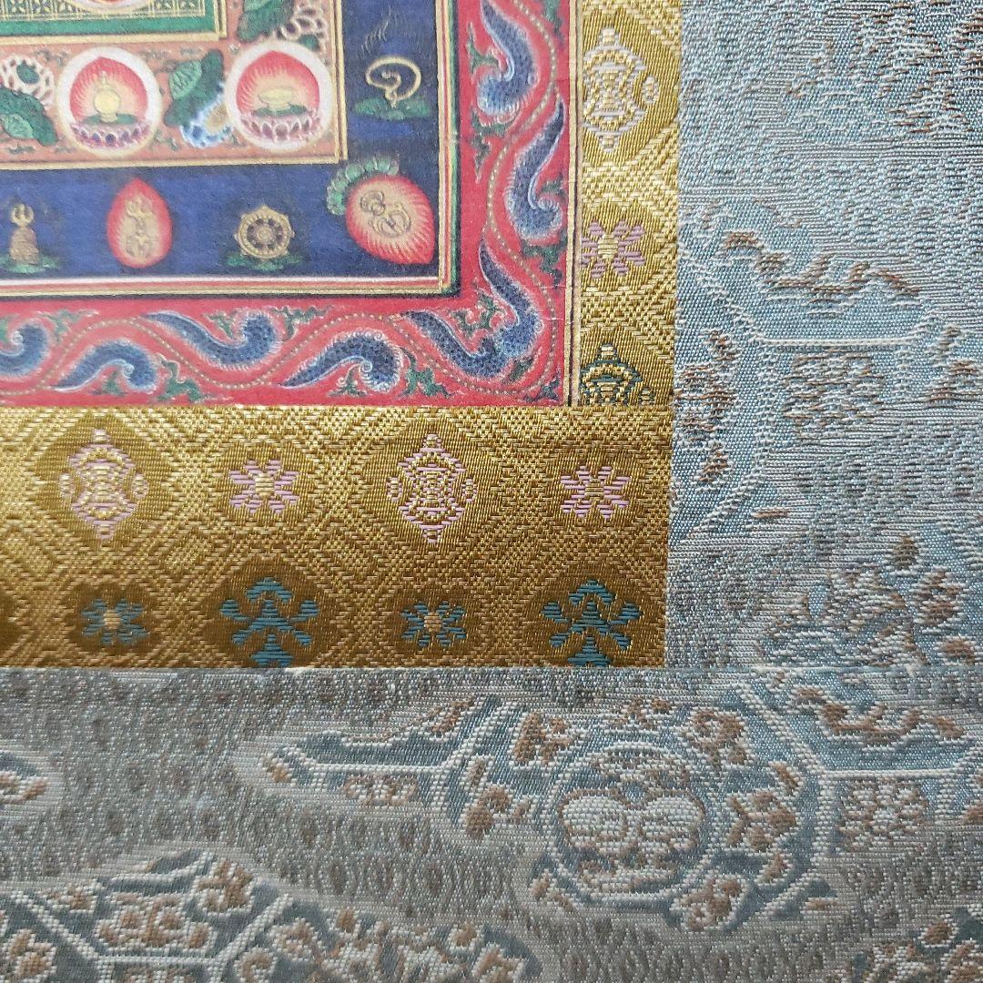 蔵出し特価　両界曼陀羅　46×52cm 桐箱外箱付き