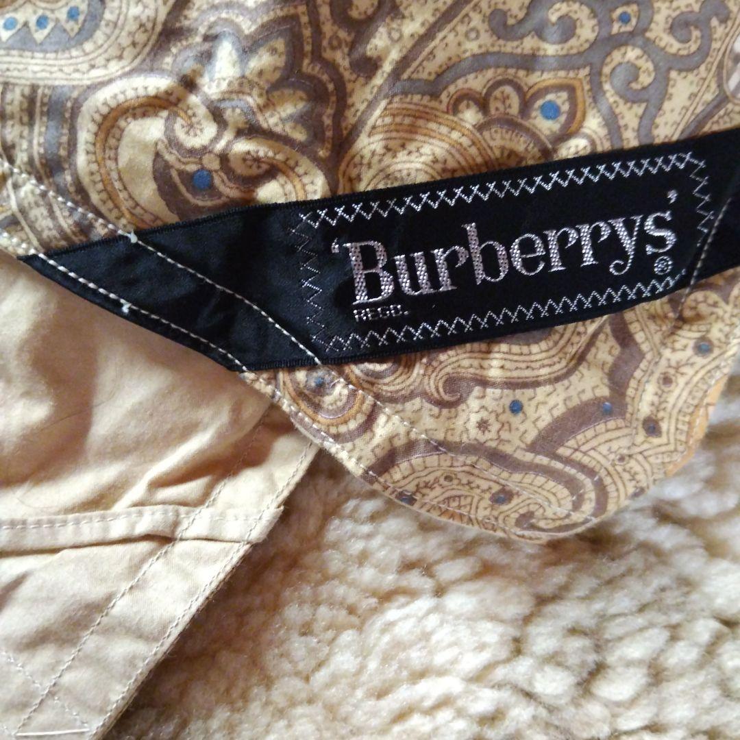 BURBERRYS ダウンケット　羽毛掛け布団　日本製　ペイズリー 西川産業