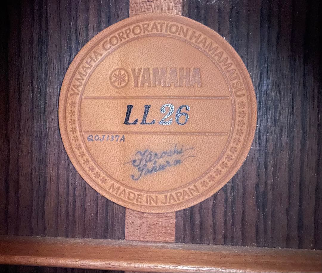 YAMAHA アコースティックギター　LL-26 ARE 日本製