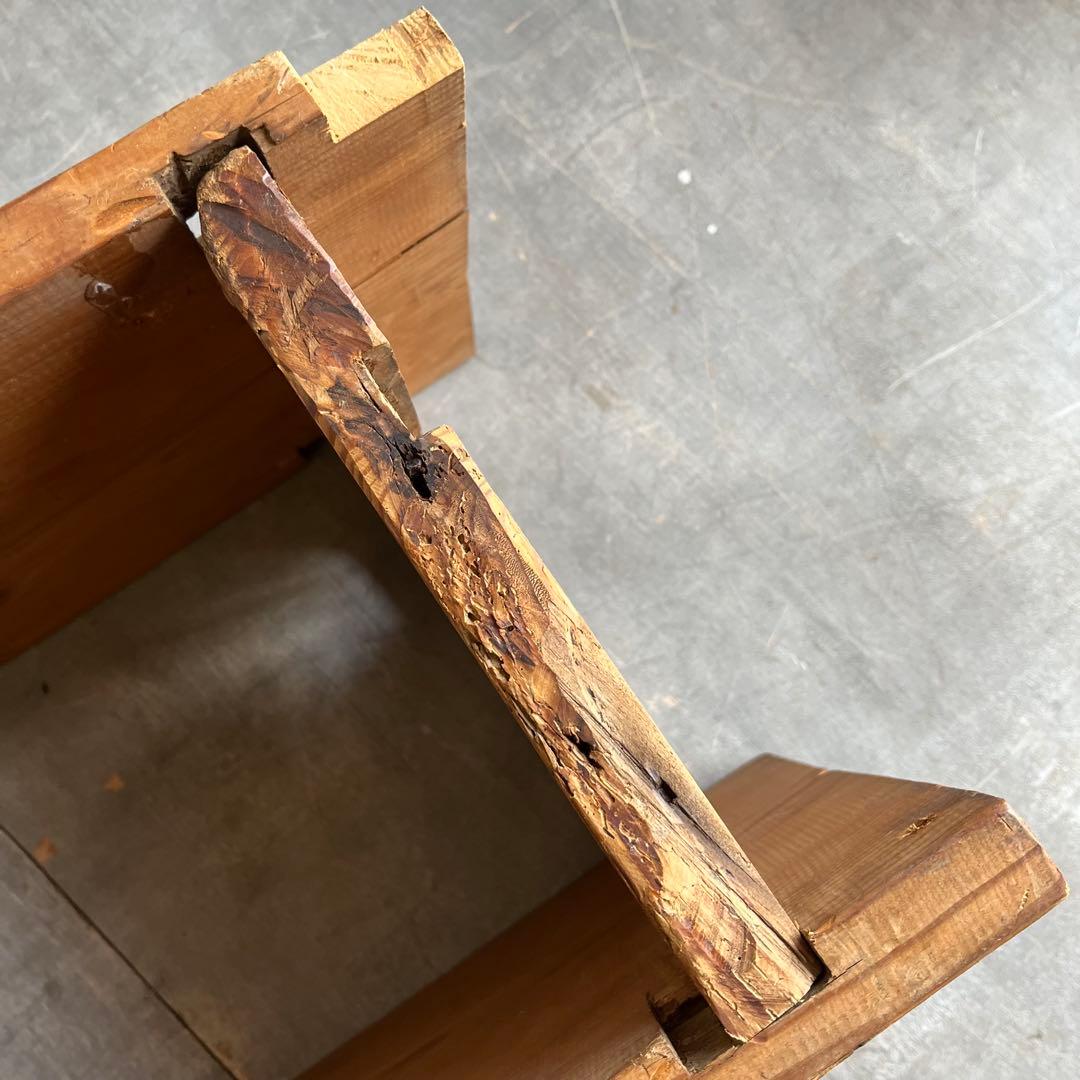 アンティーク シェルフ 棚 ローボード 飾り台 テレビ台 無垢材 シャビー