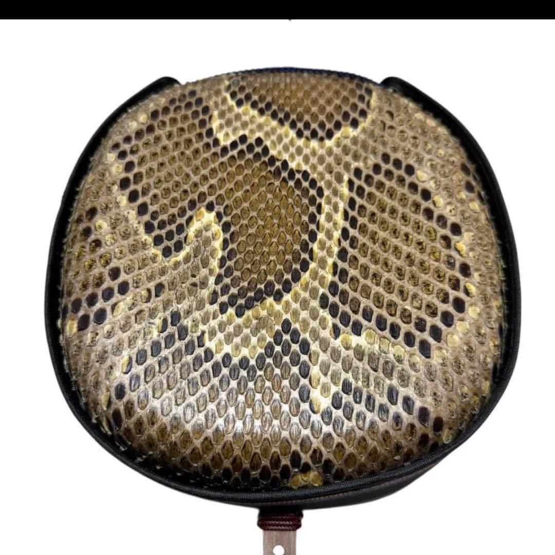 新城慎幸作 三線 紅木棹 本皮強化張り 保証書付 ハードケース付 沖縄三線