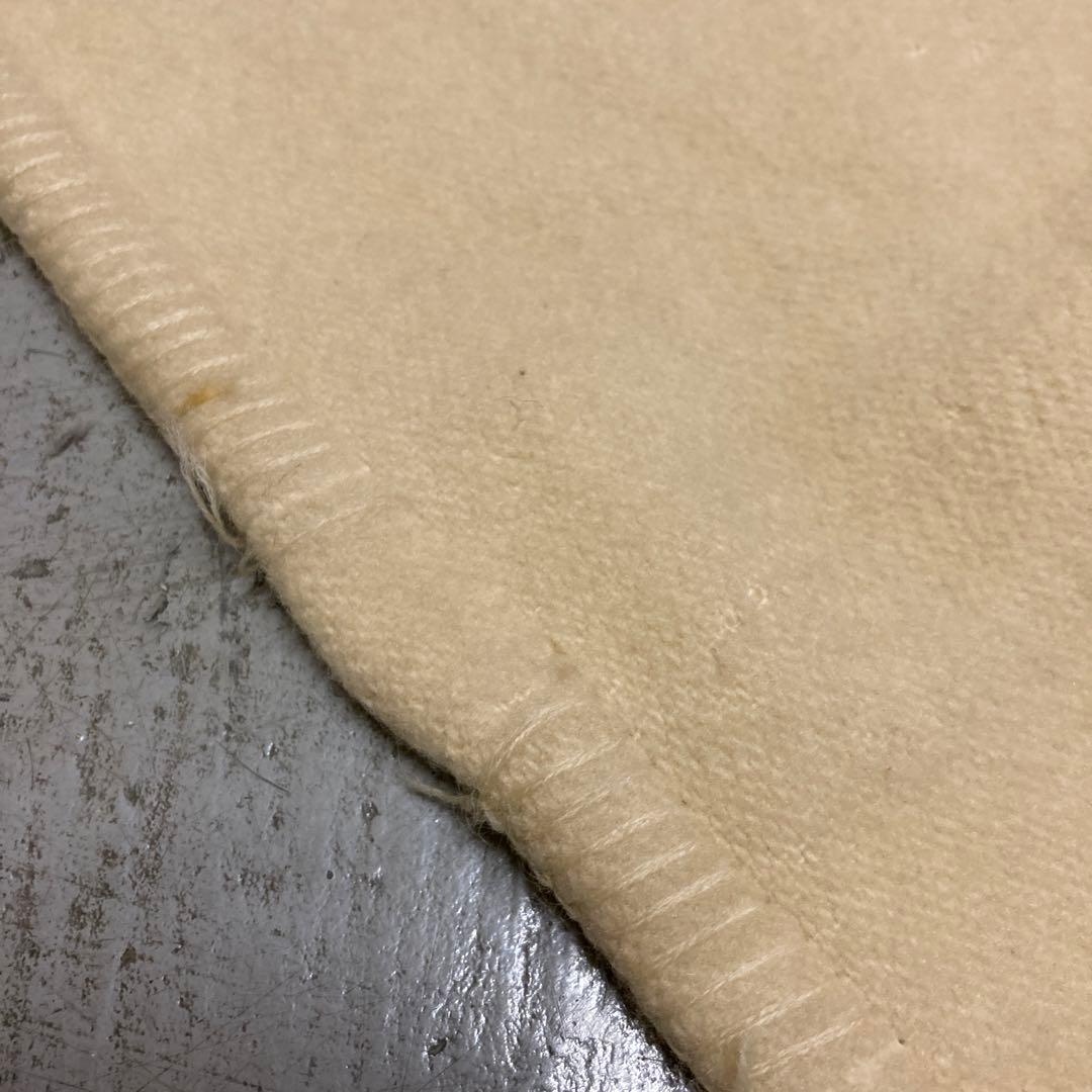 80s ニッケ毛布　WOOL100 % 昭和レトロ　アンティーク　ビンテージ